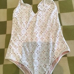 NWT J CREW LASER CUT ONE PIECE SWIMSUIT 14